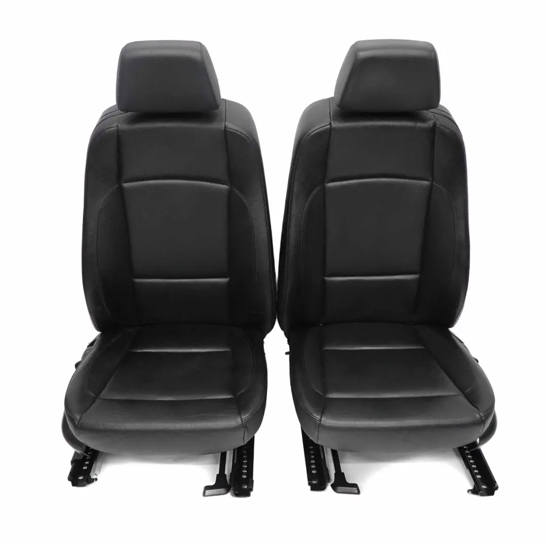  Asientos Cuero BMW E82 Calentados MSport Negro LWSW Interior con Tarjetas Puerta - SKU E82 Sport Seats Black Leather-1 - Número de pieza 9124327