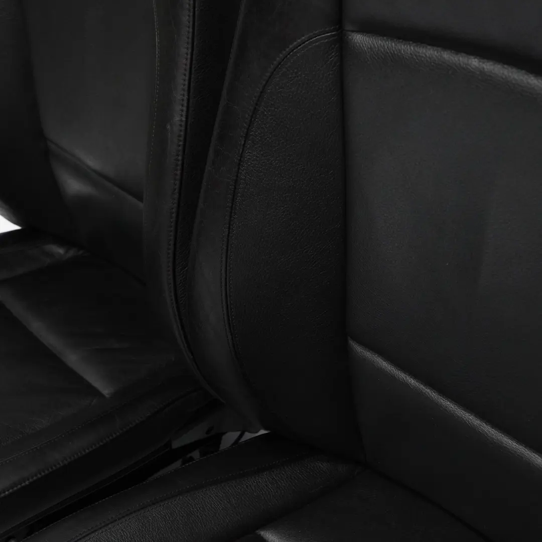  Asientos Cuero BMW E82 Calentados MSport Negro LWSW Interior con Tarjetas Puerta - SKU E82 Sport Seats Black Leather-1 - Número de pieza 9124327