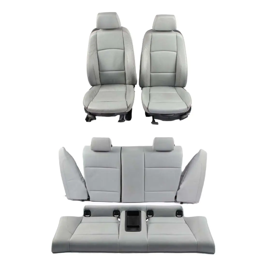 Sport Seats BMW E82 Coupe Grey Leather Seat Front Rear Seat Seat with Door Cards - SKU E82 Sport Seats Grey - Part number  E82 Sport Seats Grey
