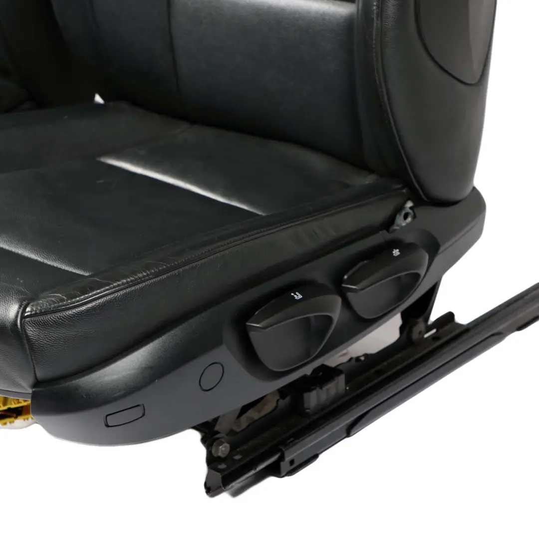 Heated Black Leather Interior Seats Front Rear Seat with Airbag to BMW 1 Series E87 with Part number 7139597 BMW 1 Series E87 Heated Black Leather Interior Seats Front Rear Seat with Airbag - SKU E87 Black Leather Seats-1 - Part number 7139597