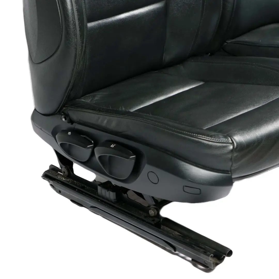 Heated Black Leather Interior Seats Front Rear Seat with Airbag to BMW 1 Series E87 with Part number 7139597 BMW 1 Series E87 Heated Black Leather Interior Seats Front Rear Seat with Airbag - SKU E87 Black Leather Seats-1 - Part number 7139597