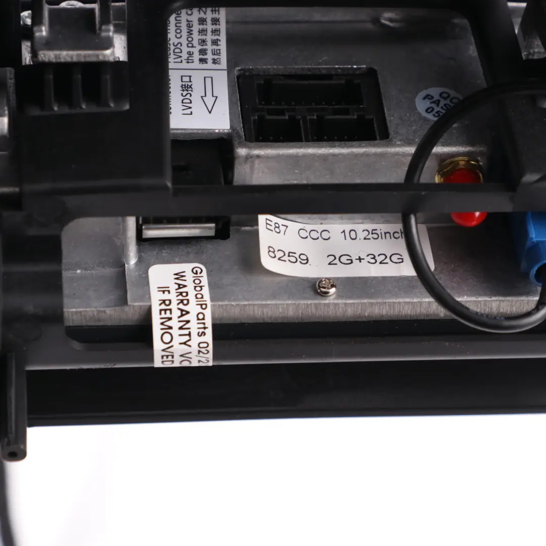 BMW E87 CCC Navigation Onboard Media Screen 10,25" Camera Microphone - SKU E87 CCC Screen - Part number E87 CCC Screen