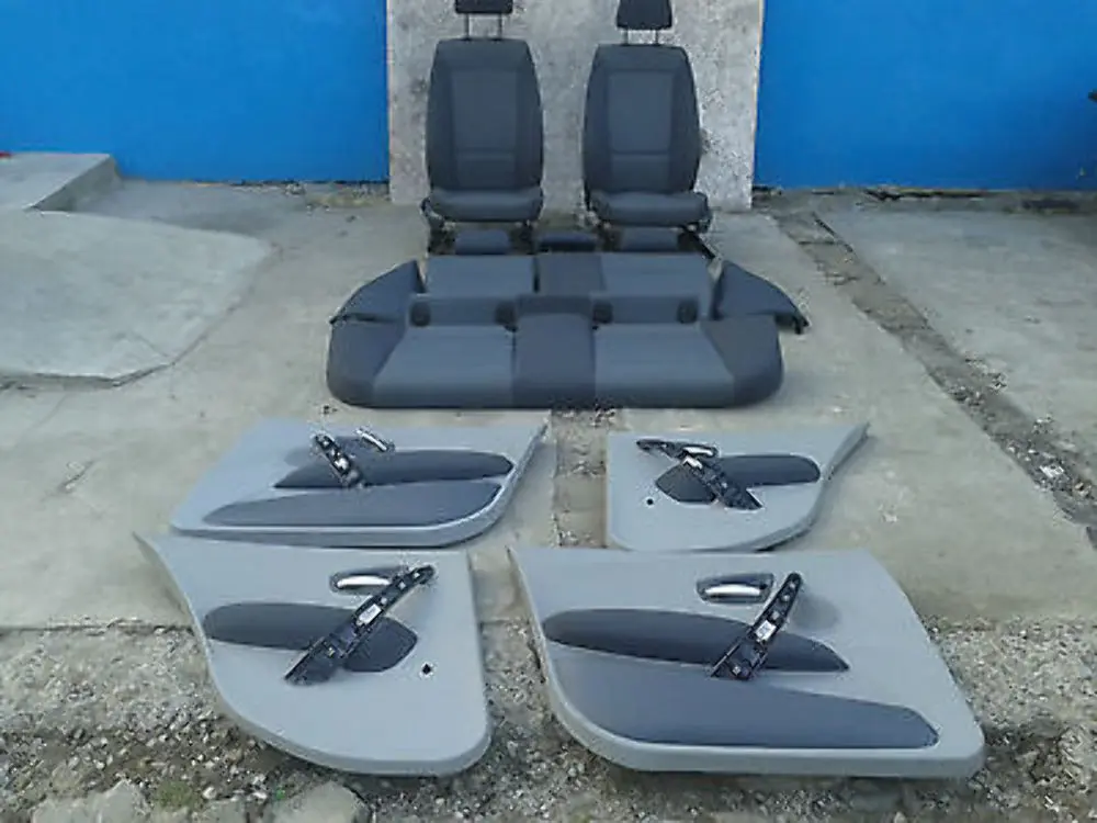Cloth Interior Seats with Airbag and 4 Door Cards to BMW 1 SERIES E87 with Part number BMW 1 SERIES E87 Cloth Interior Seats with Airbag and 4 Door Cards - SKU E87 Cloth Seats - Part number