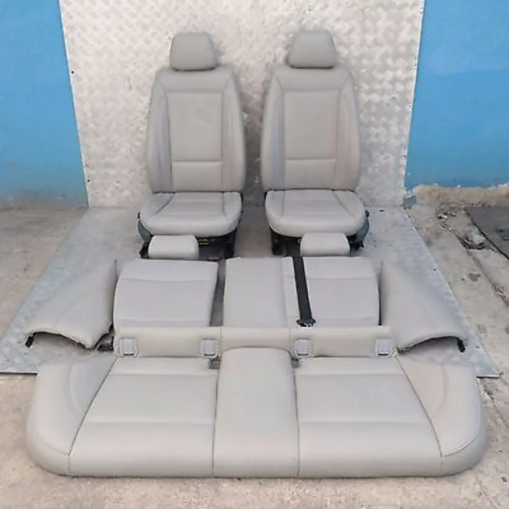 Grey Leather Interior Seats with Airbag and Door Cards to BMW 1 SERIES with Part number E87 BMW 1 SERIES Grey Leather Interior Seats with Airbag and Door Cards - SKU E87 Grey Leather Seats - Part number E87