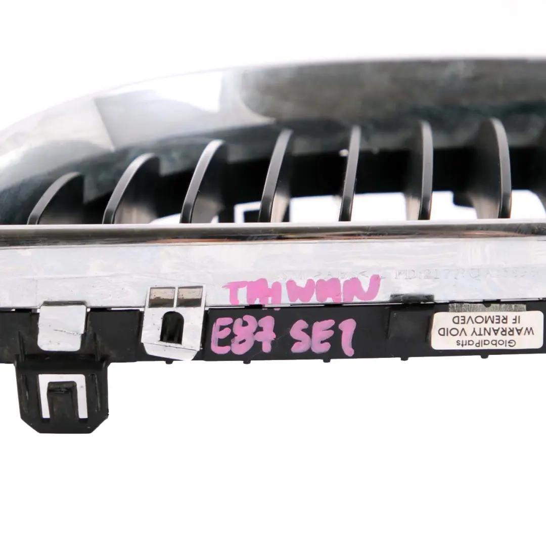 BMW E87 Front Grille Kidney Radiator Air Inlet Left Right N/O/S Covering Set - SKU E87 Grille Set-1 - Part number E87 Grille Set