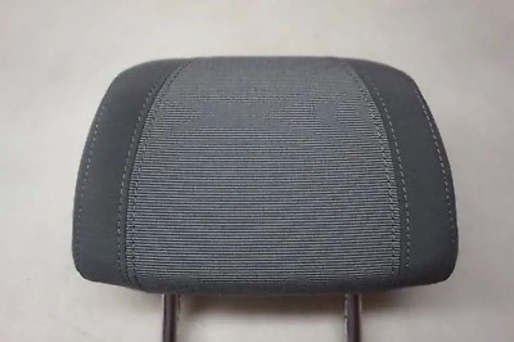 Front Seat Cloth Headrest Alaskagrau Grey Flashpoint to BMW 1 Series E87 Sports with Part number 52107139525 BMW 1 Series E87 Sports Front Seat Cloth Headrest Alaskagrau Grey Flashpoint - SKU E87-headrest-4 - Part number 52107139525