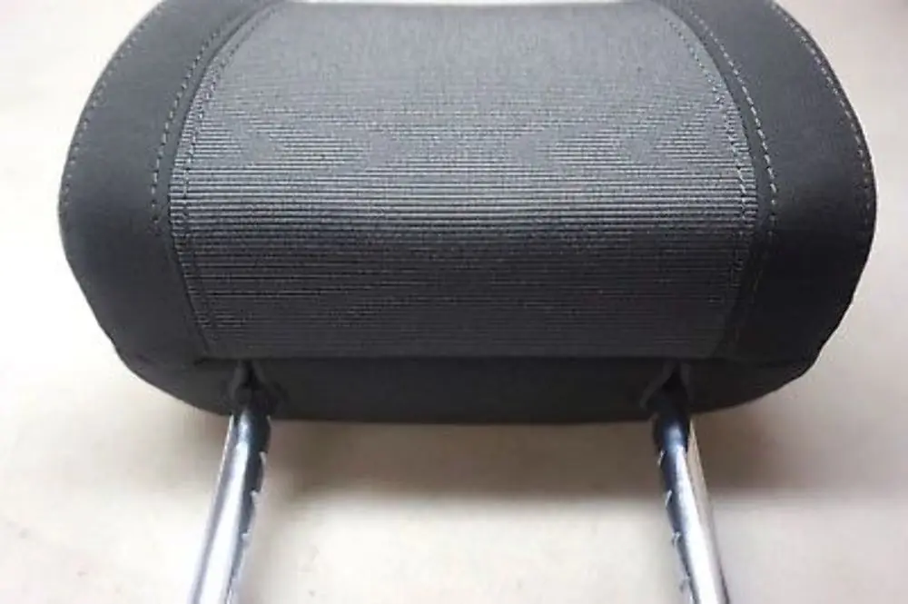 Front Seat Cloth Headrest Alaskagrau Grey Flashpoint to BMW 1 Series E87 Sports with Part number 52107139525 BMW 1 Series E87 Sports Front Seat Cloth Headrest Alaskagrau Grey Flashpoint - SKU E87-headrest-4 - Part number 52107139525