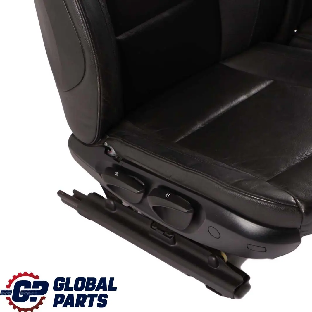 BMW LCI Set Black Leather Interior Seats Front Rear Seat with Door Cards - SKU E87 LCI Black Leather Seats - Part number E87