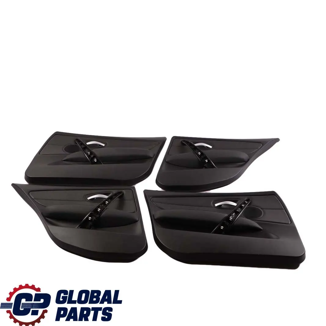 BMW LCI Set Black Leather Interior Seats Front Rear Seat with Door Cards - SKU E87 LCI Black Leather Seats - Part number E87