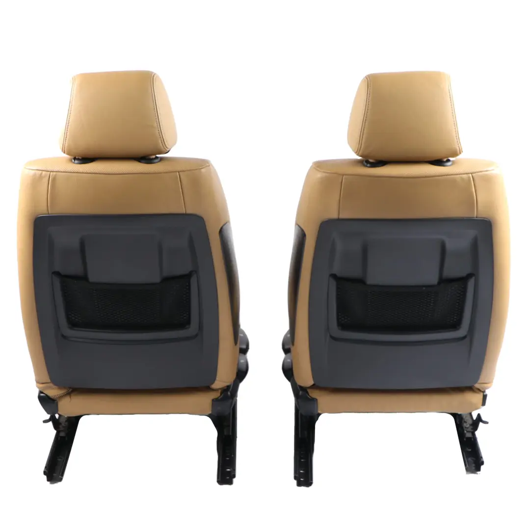 BMW E87 LCI Sitze Sitzheizung Lemon Leder Sitz Vorne Hinten Türverkleidung - SKU E87 LCI Seats Brown Leather Set - Teilenummer E87 LCI Seats Brown Leather Set