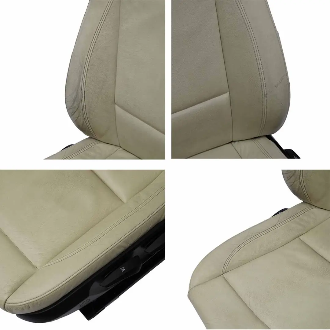 BMW E87 LCI Sitze Sitzheizung Lemon Leder Sitz Vorne Hinten Türverkleidung - SKU E87 LCI Seats Lemon Leather Set - Teilenummer 9127346