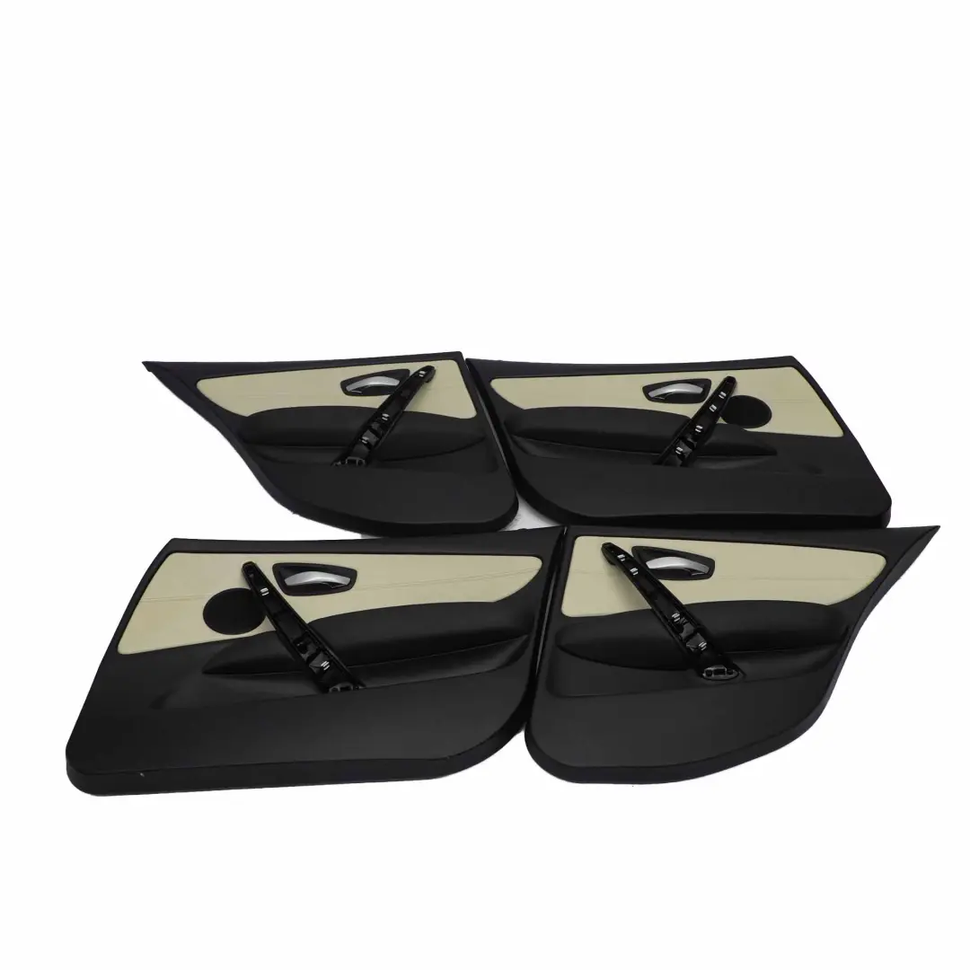 BMW E87 LCI Sitze Sitzheizung Lemon Leder Sitz Vorne Hinten Türverkleidung - SKU E87 LCI Seats Lemon Leather Set - Teilenummer 9127346