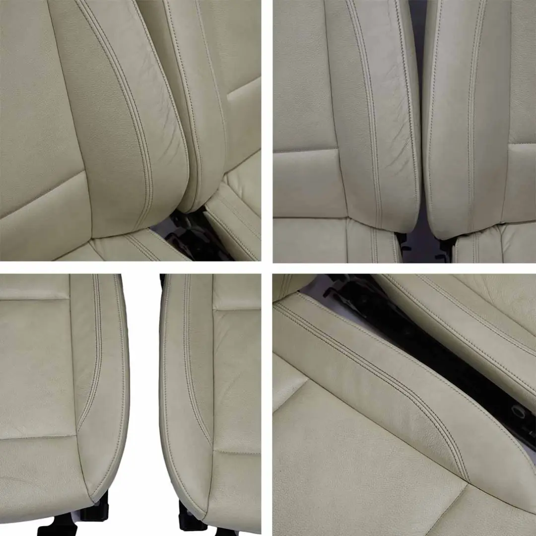  Sedili Pelle BMW E87 LCI Lemon Sedile Interno Anteriore Posteriore Carte Porte - SKU E87 LCI Seats Lemon Leather Set - Numero di parte 9127346