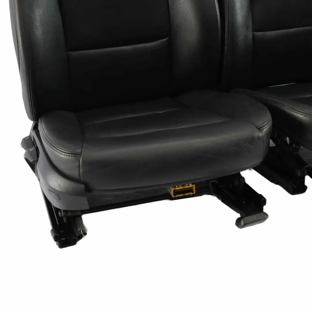 BMW E87 Nero interni in pelle sedili anteriori sinistra destra - SKU E87 Leather Front Seats - Numero di parte E87 Leather Front Seats