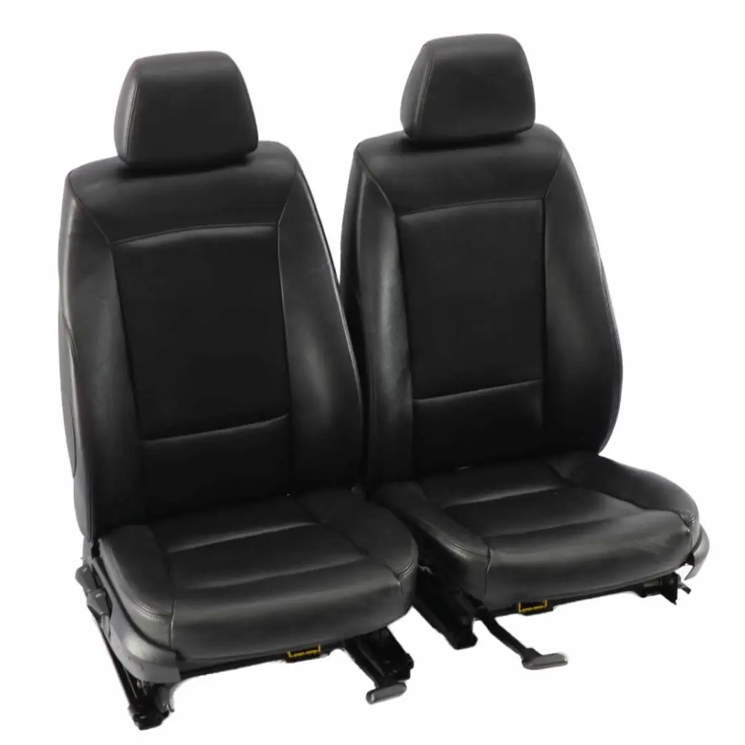 BMW E87 Fotele Przód Przednie Skóra Czarne - SKU E87 Leather Front Seats - Numer Części E87 Leather Front Seats