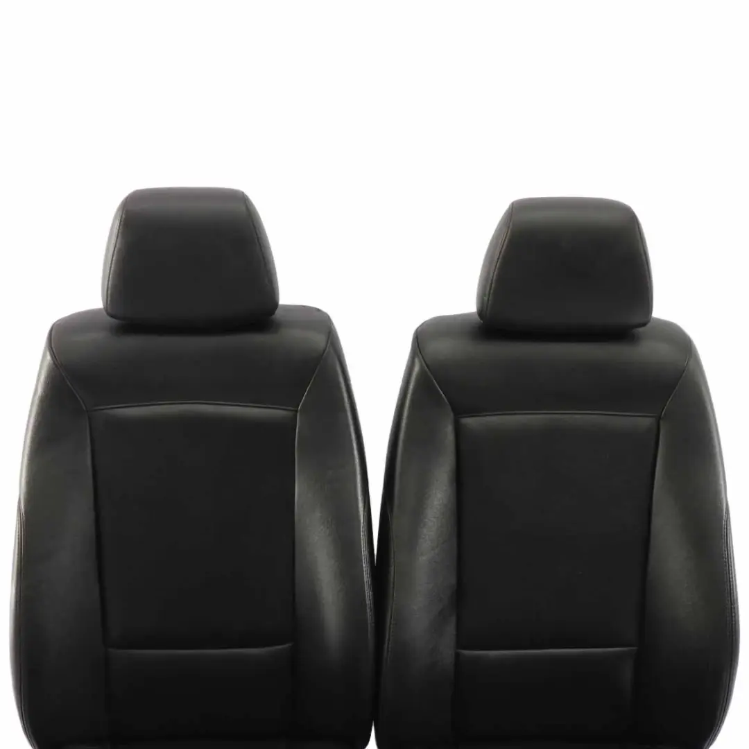 BMW E87 Fotele Przód Przednie Skóra Czarne - SKU E87 Leather Front Seats - Numer Części E87 Leather Front Seats