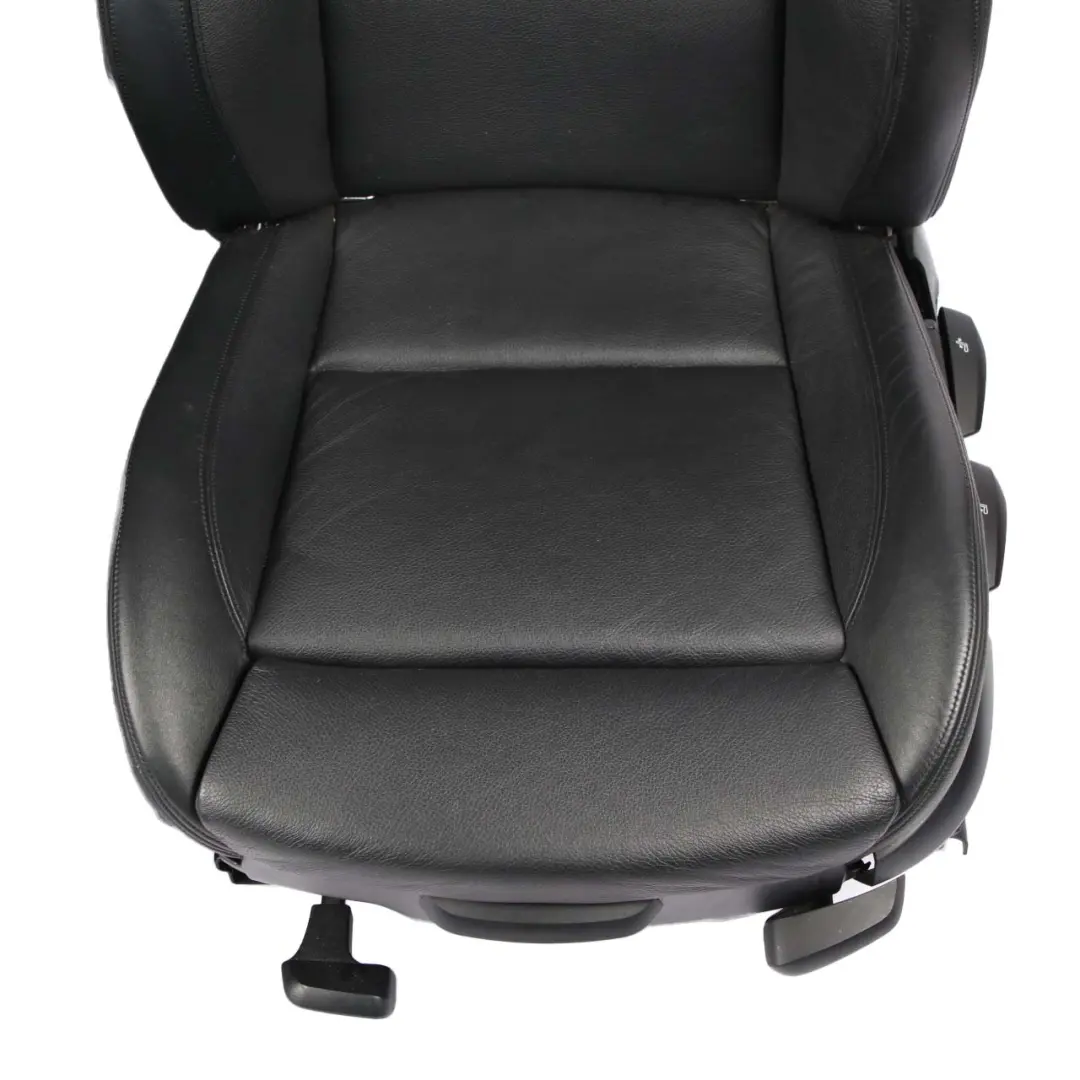  Seats BMW M Sport Black Leather Set Interior Front Rear Backrest Bench Sofa - SKU E87 M Sport Black Leather Seats-1 - Part number E87