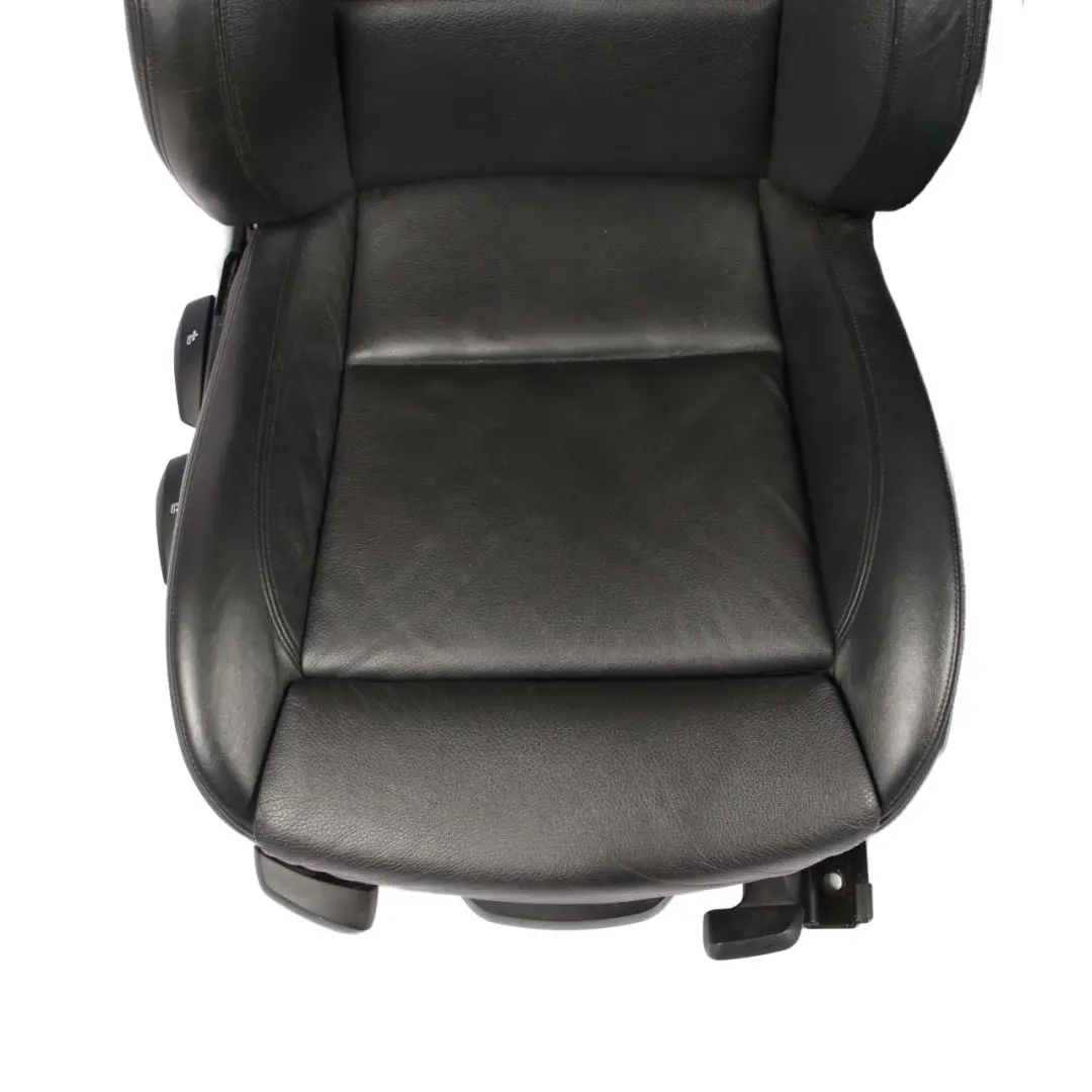  Seats BMW M Sport Black Leather Set Interior Front Rear Backrest Bench Sofa - SKU E87 M Sport Black Leather Seats-1 - Part number E87