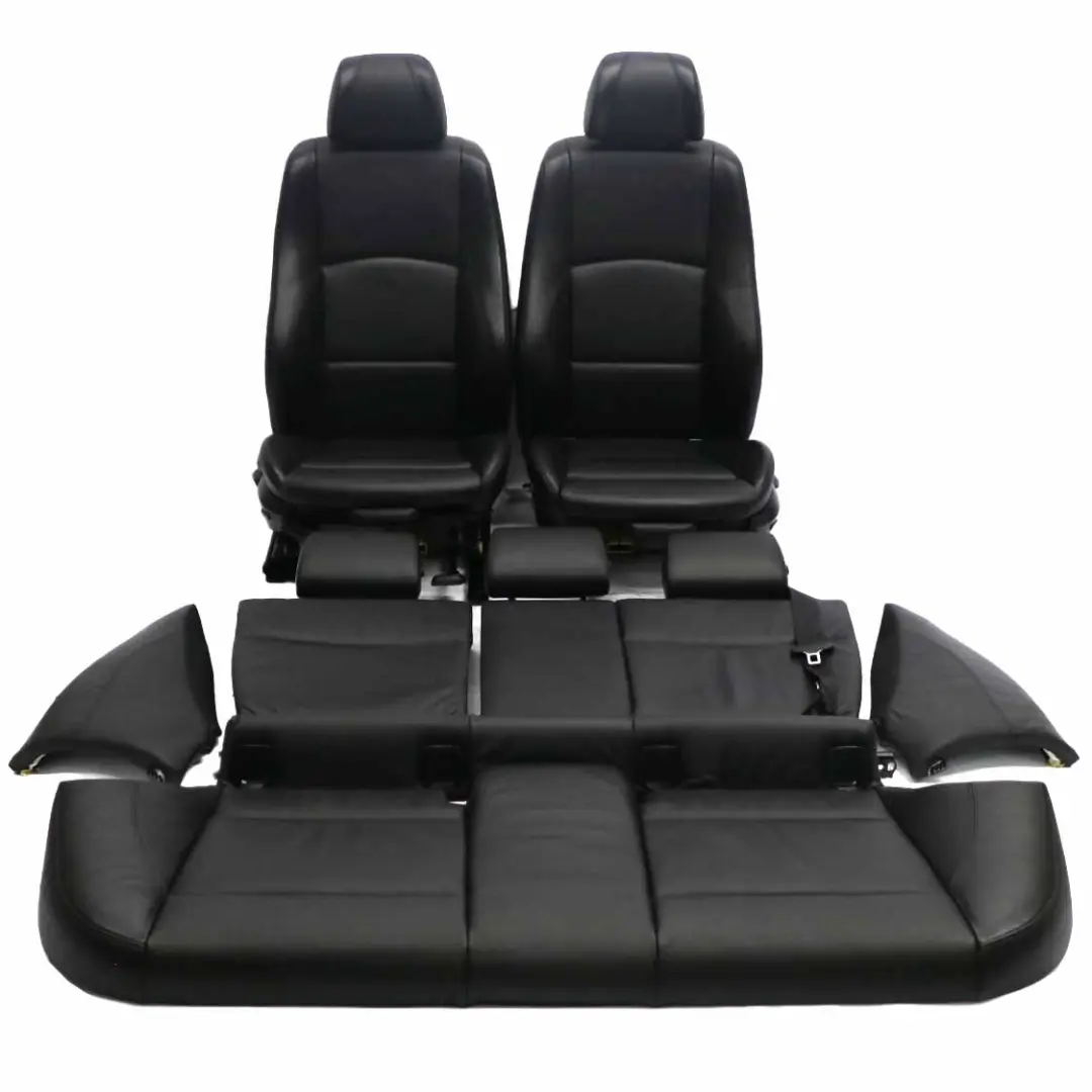 BMW M Sport Intérieur Sièges Cuir Noir avec Airbag et cartes de portes - SKU E87 M Sport Black Leather Seats - Numéro de pièce E87