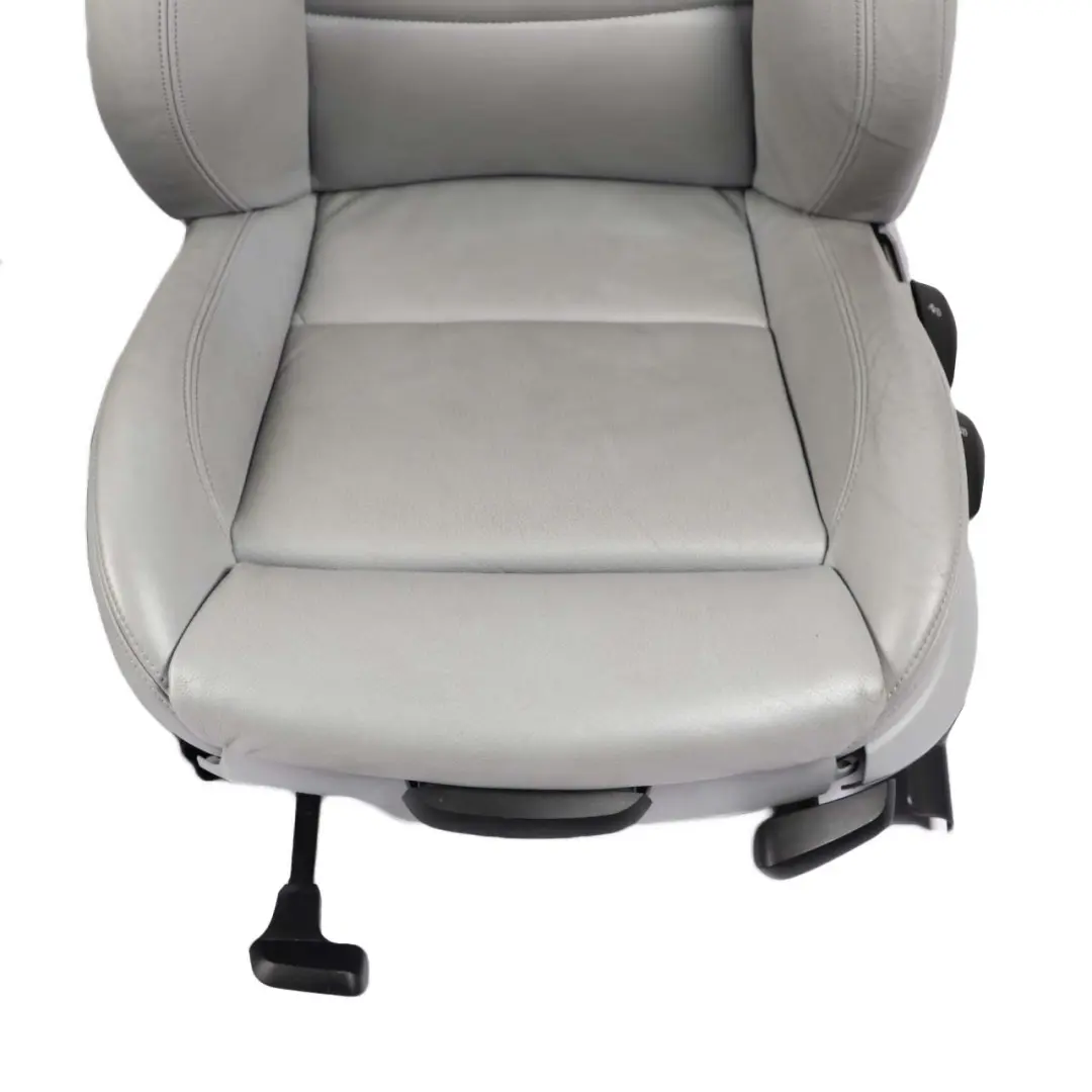 Heated Grey Leather Interior Seats with Door Cards Lumbar to BMW E87 LCI M Sport with Part number 9128324 BMW E87 LCI M Sport Heated Grey Leather Interior Seats with Door Cards Lumbar - SKU E87 M Sport Grey Leather Seats - Part number 9128324
