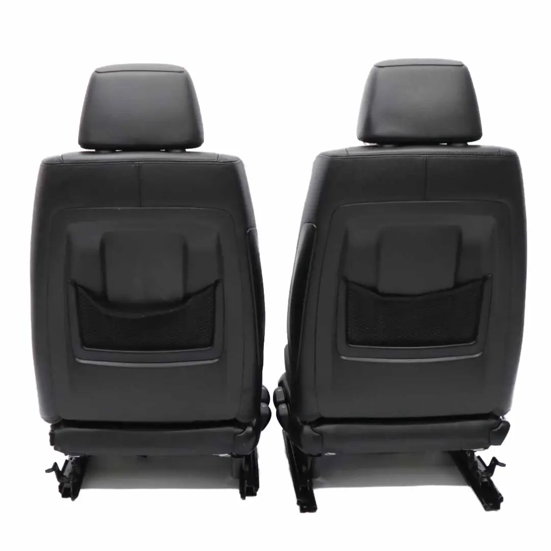  Ledersitze BMW E87 LCI M Sport Boston Schwarz Interieur Sitz Vorne Lendenwirbel - SKU E87 Seats Black Leather Front - Teilenummer E87 Seats Black Leather Front