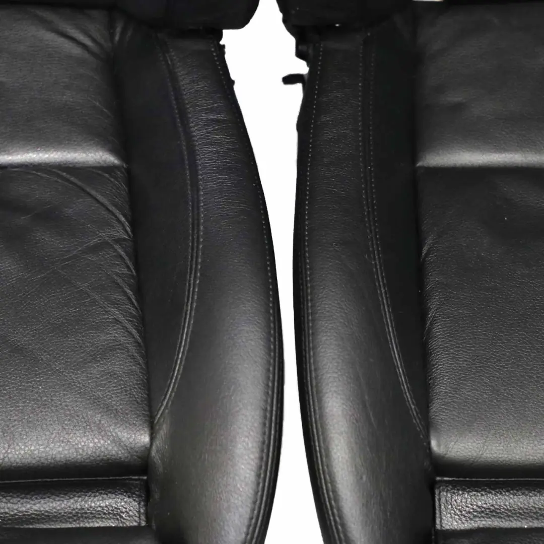  Ledersitze BMW E87 LCI M Sport Boston Schwarz Interieur Sitz Vorne Lendenwirbel - SKU E87 Seats Black Leather Front - Teilenummer E87 Seats Black Leather Front