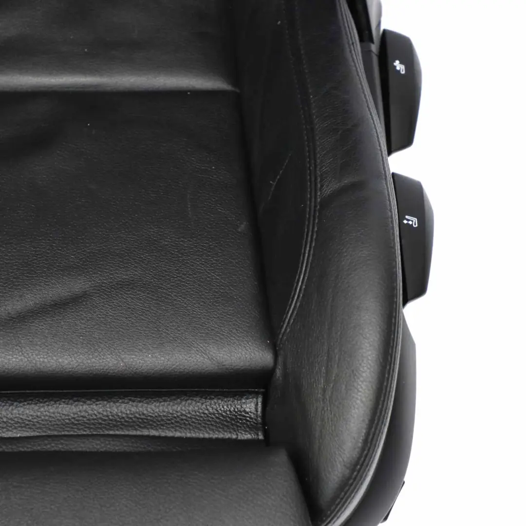 Sedili in pelle BMW E87 LCI M Sport Boston Nero Interno Sedile anteriore lombare  - SKU E87 Seats Black Leather Front - Numero di parte E87 Seats Black Leather Front