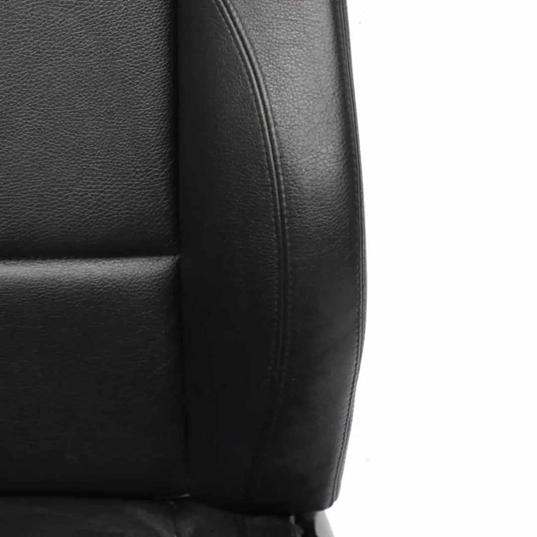  Ledersitze BMW E87 LCI M Sport Boston Schwarz Interieur Sitz Vorne Lendenwirbel - SKU E87 Seats Black Leather Front - Teilenummer E87 Seats Black Leather Front