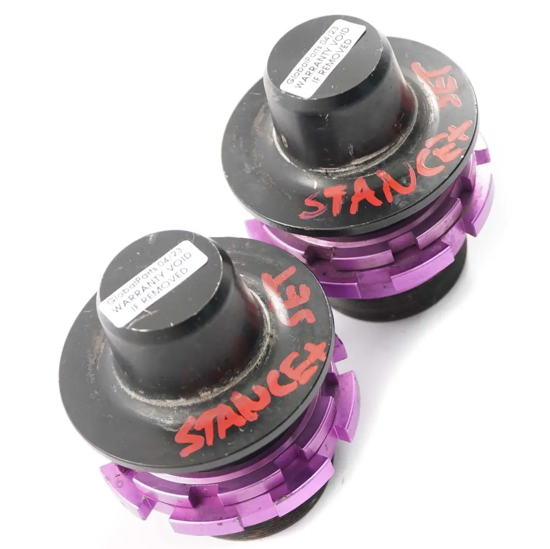 BMW E87 Stance+ Rear Left Right Suspension N/O/S Adjustable Top Mount Set - SKU E87 Stance+ Adjustable Mount - Part number E87 Stance+ Shock Absorber Set