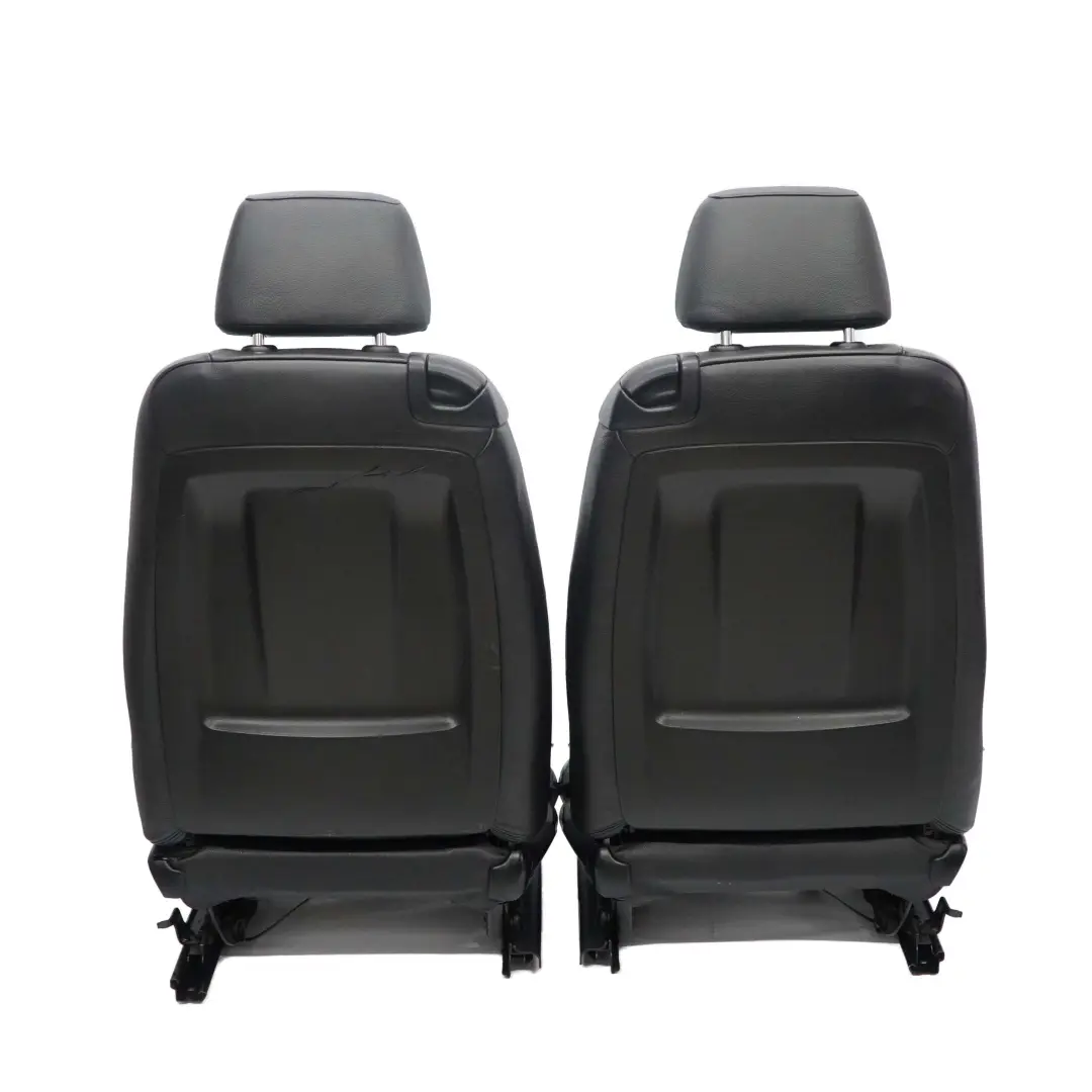 BMW E88 Sport Fotele Fotel Czarna Skóra Grzane - SKU E88 Front Seats Set - Numer Części 