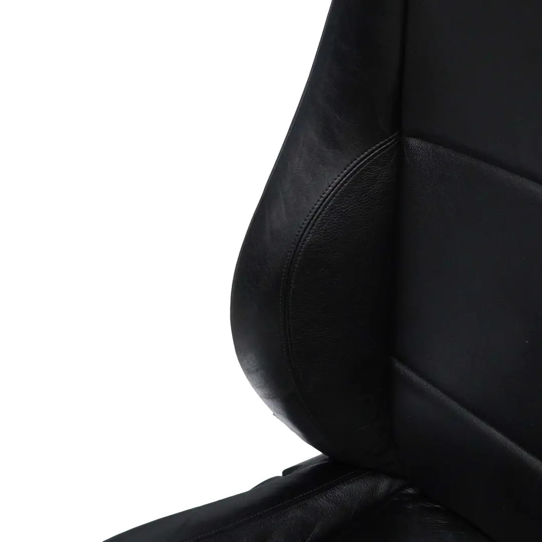 BMW E88 M Sport Sièges Intérieurs Chauffants en Cuir Noir Avant Gauche Droite - SKU E88 Front Seats Set - Numéro de pièce 