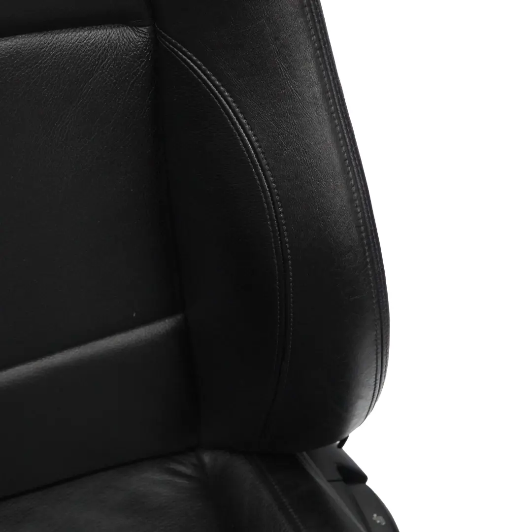 BMW E88 M Sport Sièges Intérieurs Chauffants en Cuir Noir Avant Gauche Droite - SKU E88 Front Seats Set - Numéro de pièce 