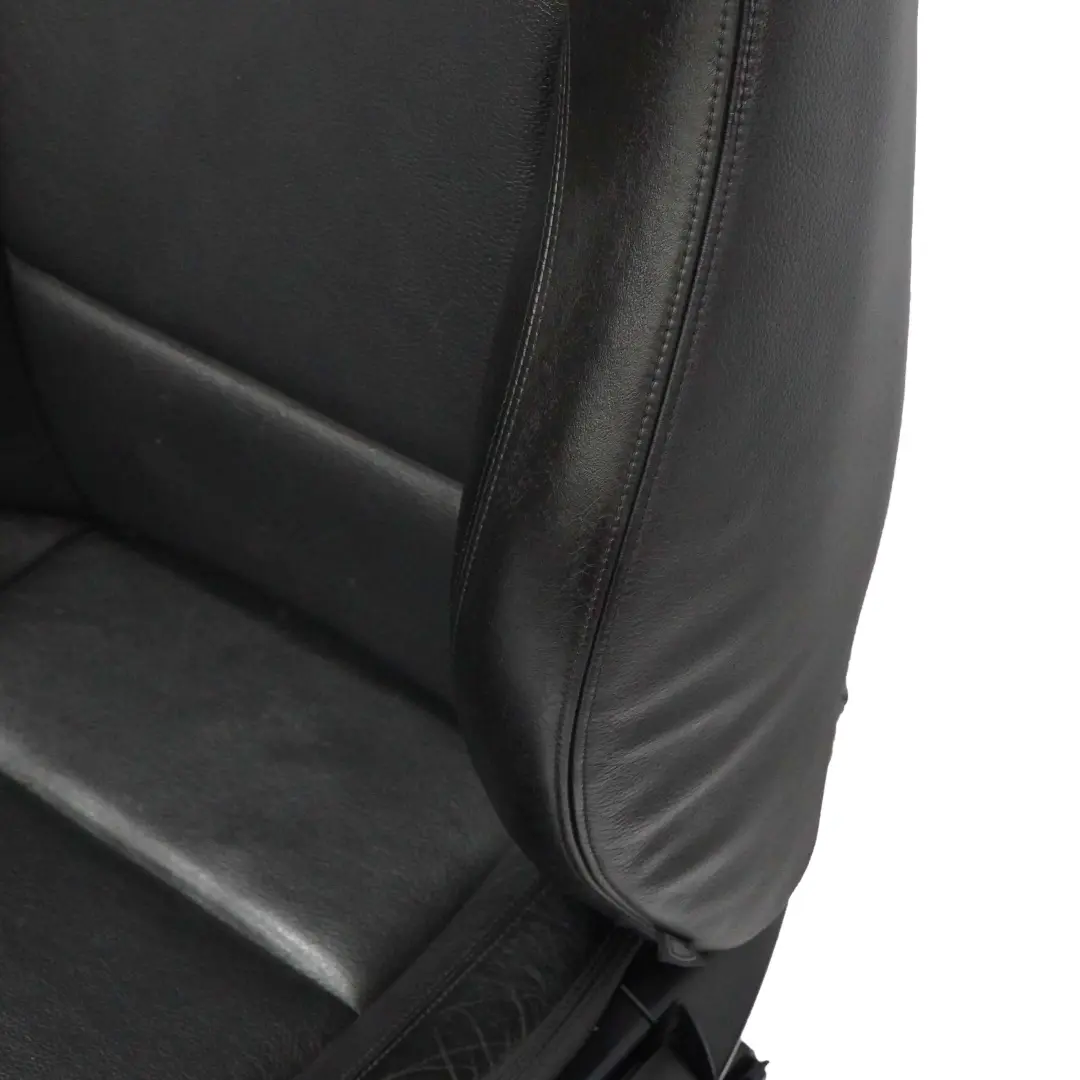  Leather Seats BMW E88 Convertible Cabrio M Sport Black Leather Seat Door Cards - SKU E88 M Sport Black Leather Seats - Part number 7247318
