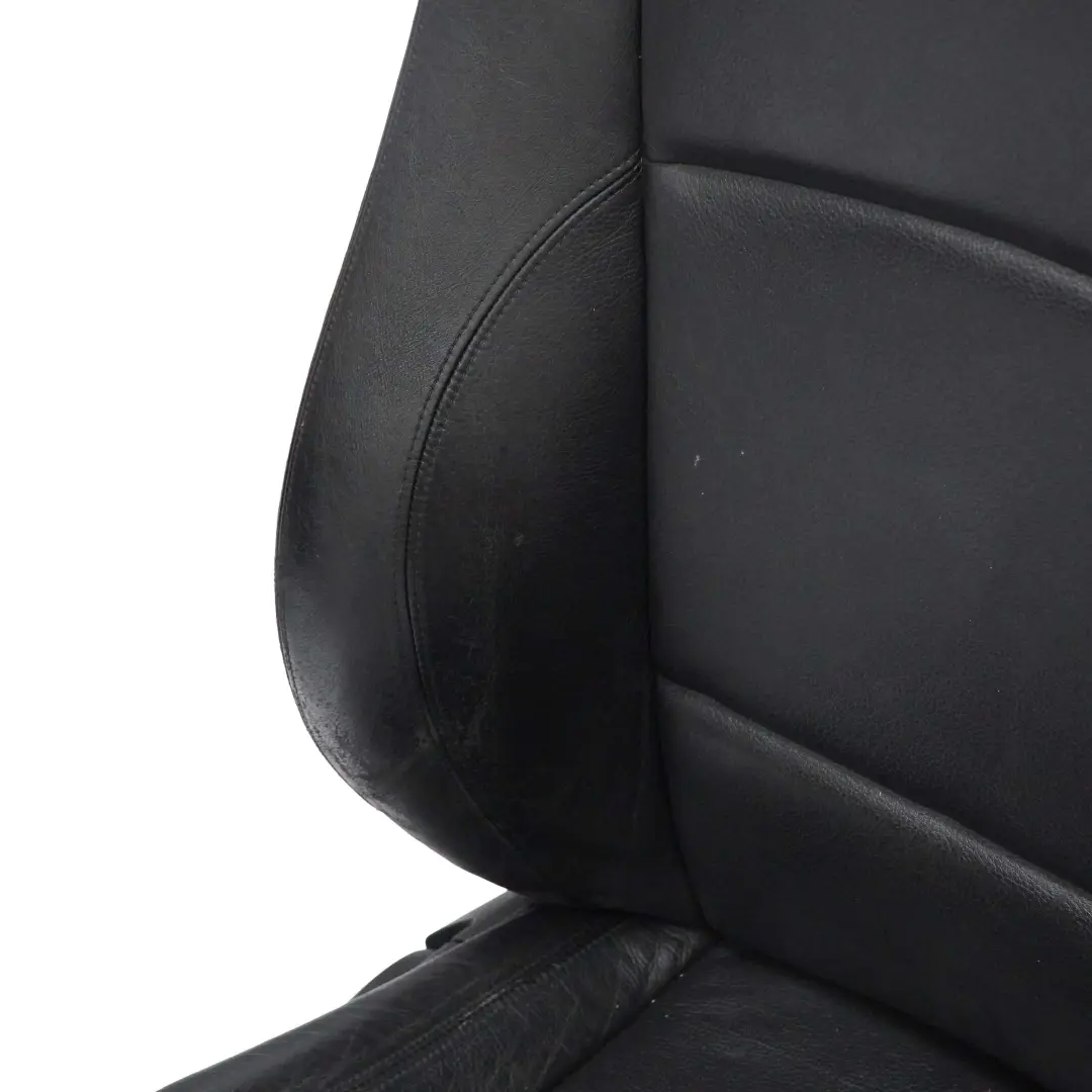  Leather Seats BMW E88 Convertible Cabrio M Sport Black Leather Seat Door Cards - SKU E88 M Sport Black Leather Seats - Part number 7247318