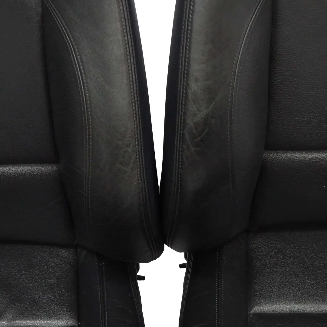  Leather Seats BMW E88 Convertible Cabrio M Sport Black Leather Seat Door Cards - SKU E88 M Sport Black Leather Seats - Part number 7247318