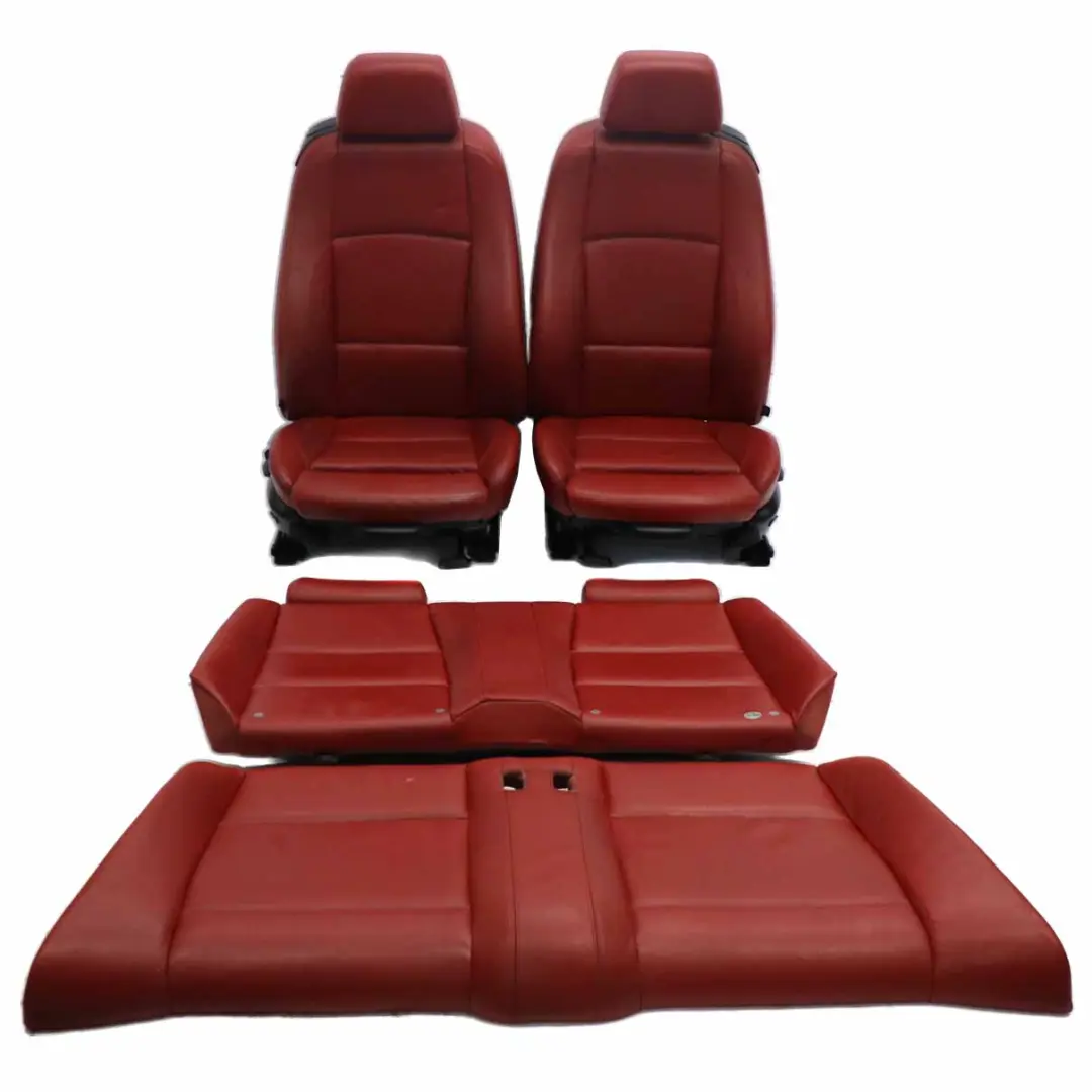 Komplet Foteli M Pakiet Czerwone Grzane do BMW o numerze E88 BMW Komplet Foteli M Pakiet Czerwone Grzane - SKU E88 M Sport Red Leather Seats - Numer Części E88