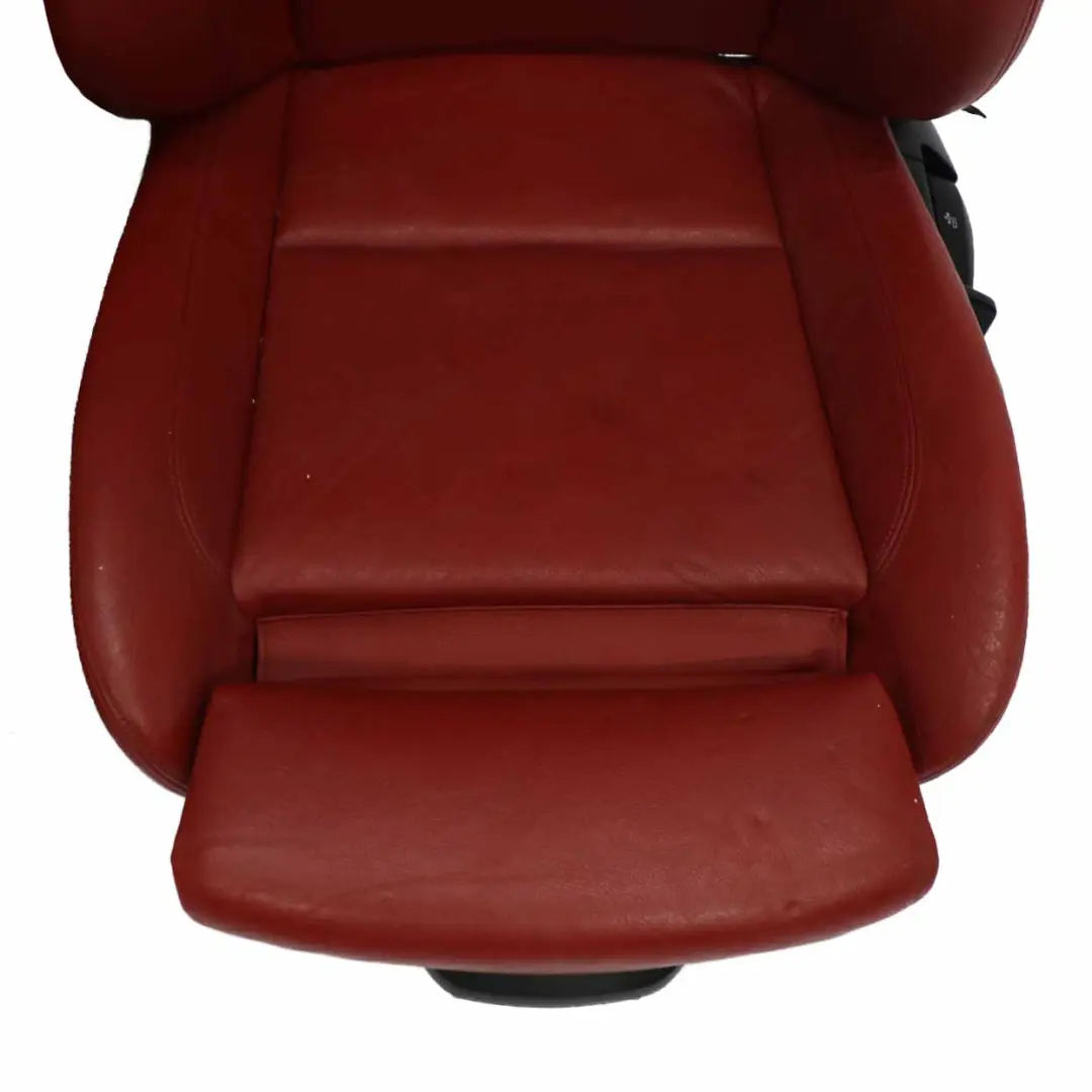 Calefacción M Sport Rojo Interior de cuero Asientos para BMW Cabrio con número de pieza E88 BMW Cabrio Calefacción M Sport Rojo Interior de cuero Asientos - SKU E88 M Sport Red Leather Seats - Número de pieza E88