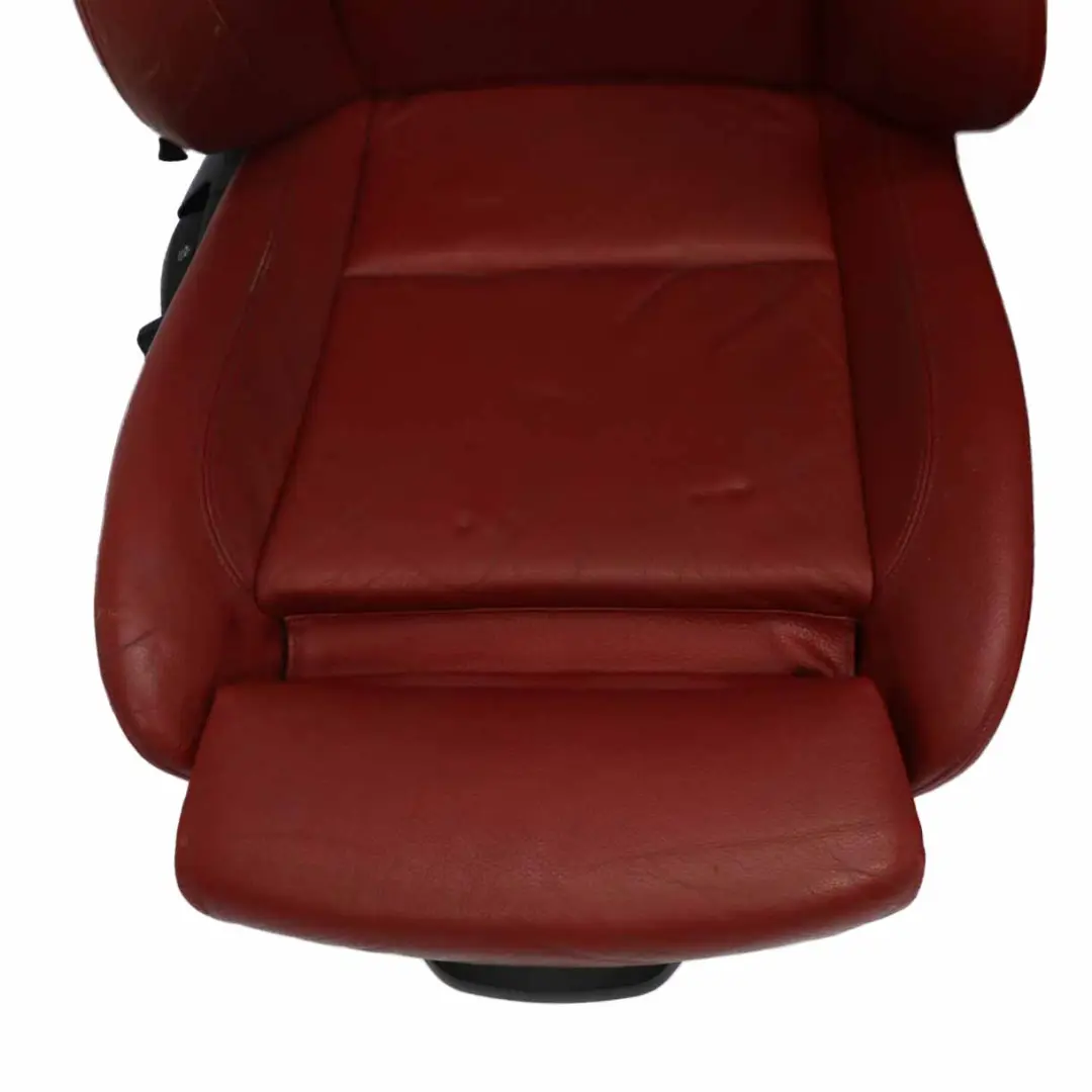 Sièges intérieurs en cuir rouge M Sport chauffés pour BMW Cabriolet Cabrio à propos du numéro de pièce E88 BMW Cabriolet Cabrio Sièges intérieurs en cuir rouge M Sport chauffés - SKU E88 M Sport Red Leather Seats - Numéro de pièce E88