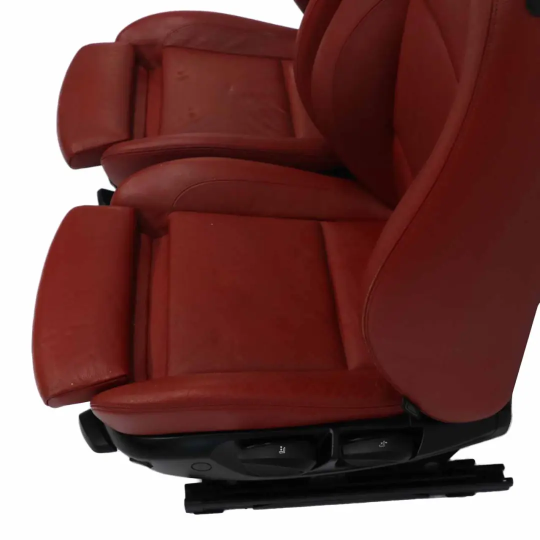 BMW Cabriolet Cabrio Sièges intérieurs en cuir rouge M Sport chauffés - SKU E88 M Sport Red Leather Seats - Numéro de pièce E88