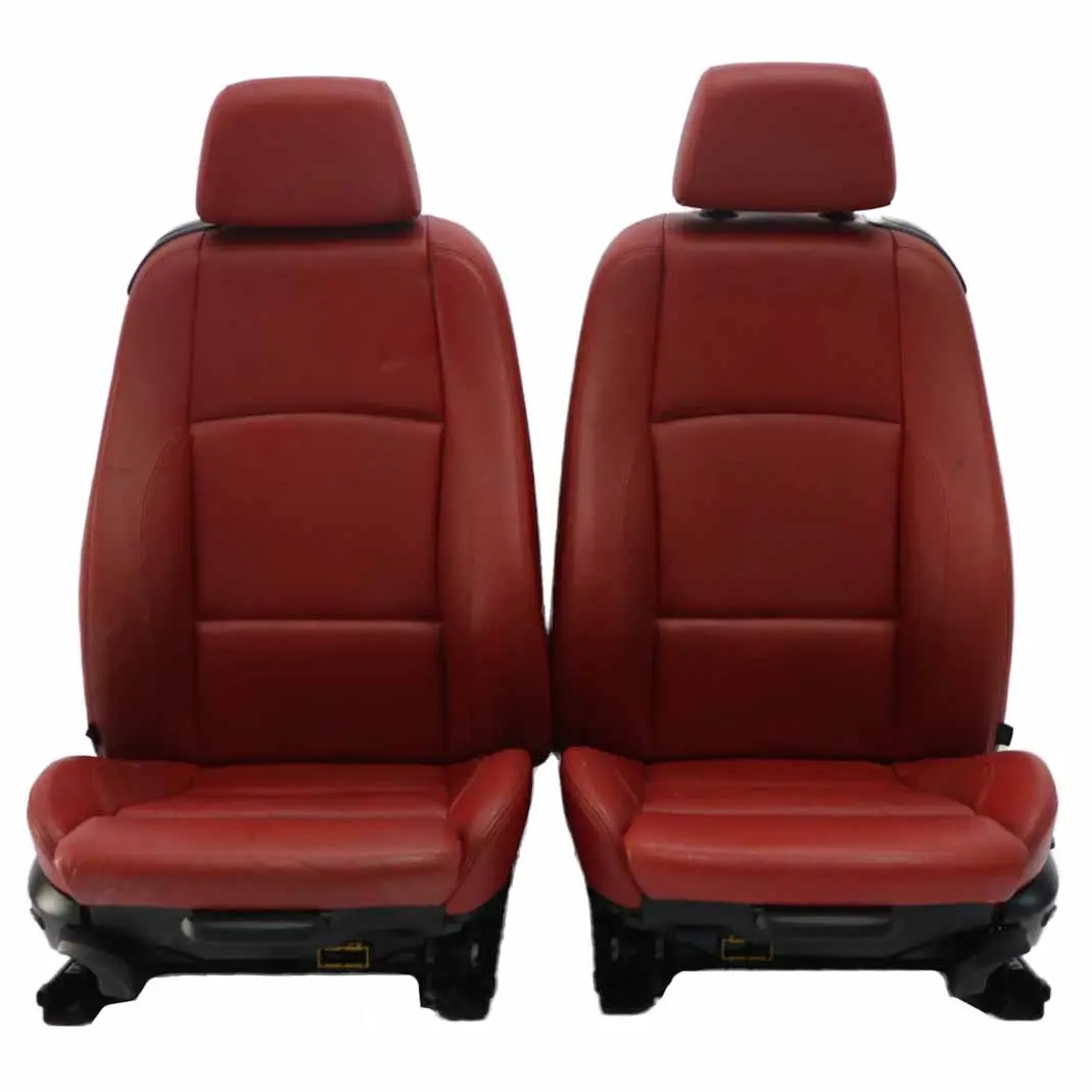BMW Cabrio Calefacción M Sport Rojo Interior de cuero Asientos - SKU E88 M Sport Red Leather Seats - Número de pieza E88