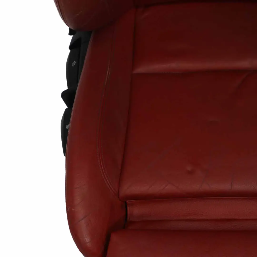 Calefacción M Sport Rojo Interior de cuero Asientos para BMW Cabrio con número de pieza E88 BMW Cabrio Calefacción M Sport Rojo Interior de cuero Asientos - SKU E88 M Sport Red Leather Seats - Número de pieza E88