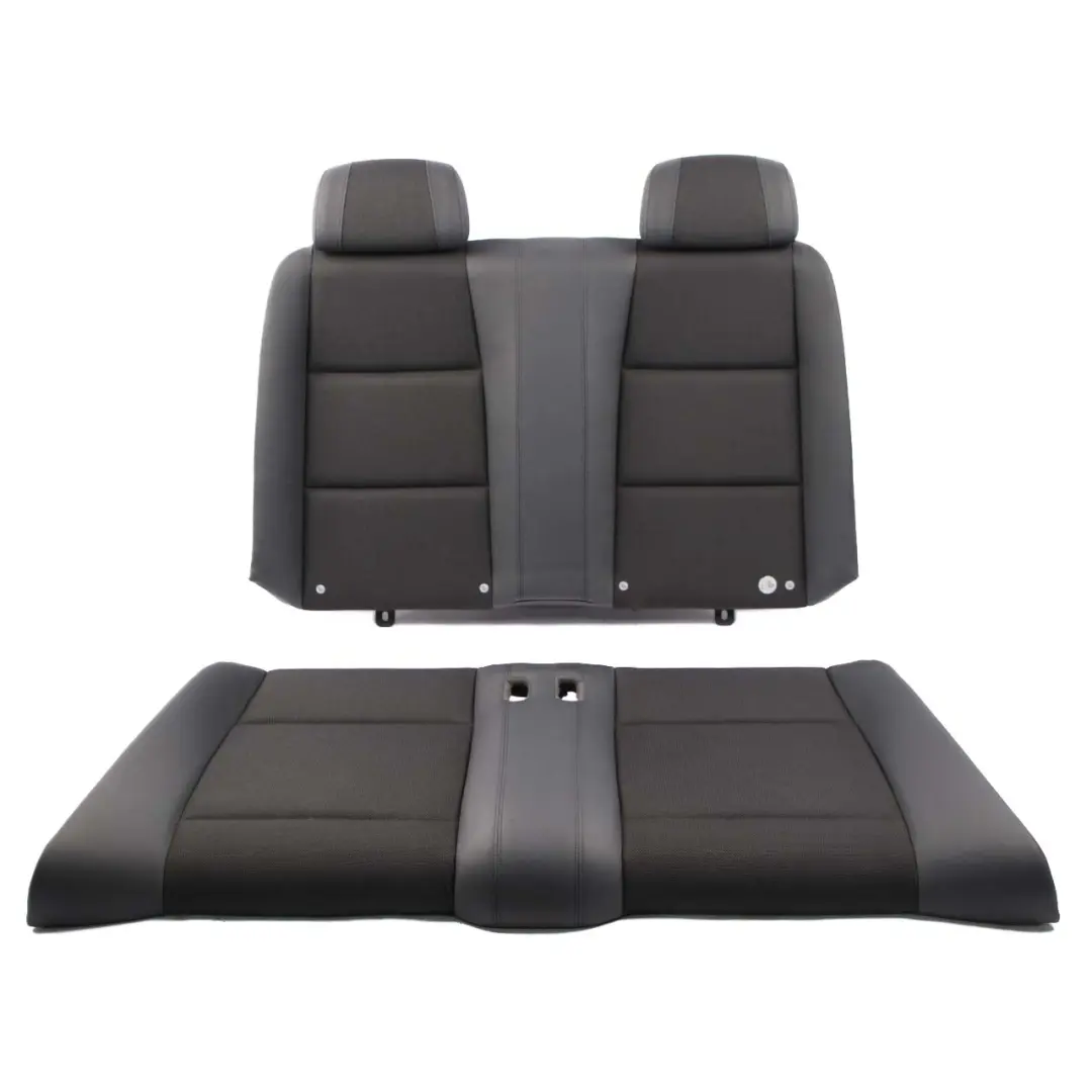 BMW Seats M Sport Cloth Fabric / Imitation Leather Black Front Rear Seat - SKU E88 Set Sport Seats - Part number E88 