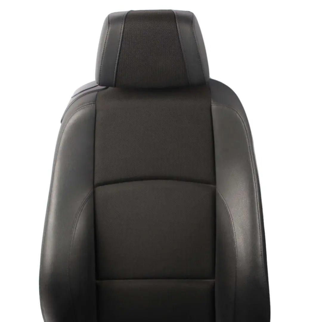 BMW Seats M Sport Cloth Fabric / Imitation Leather Black Front Rear Seat - SKU E88 Set Sport Seats - Part number E88 