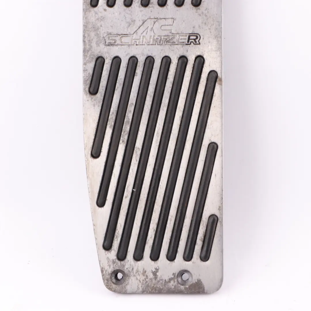 Schnitzer Automatic Transmission Aluminium Pedal Cover Set to BMW E90 AC with Part number E90 AC Set BMW E90 AC Schnitzer Automatic Transmission Aluminium Pedal Cover Set - SKU E90 AC Set - Part number E90 AC Set