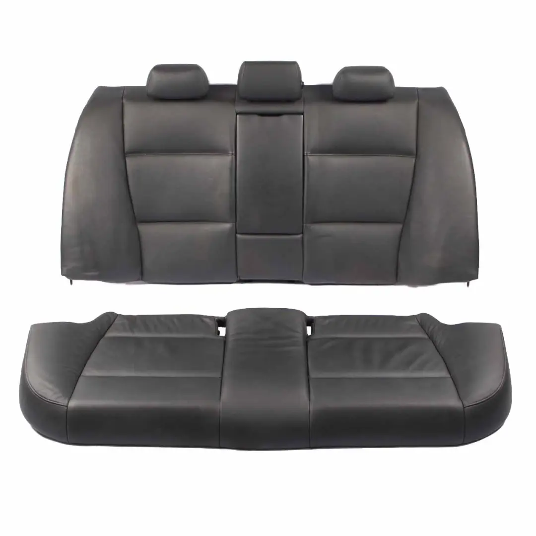  Leather Seats BMW Saloon Black Dakota Interior Front Rear Set Seat - SKU E90 Black Leather Seats-1 - Part number E90