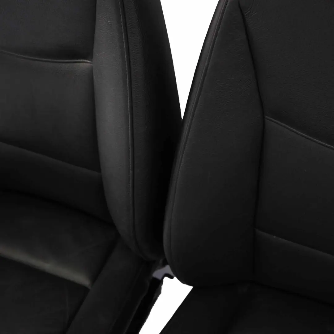 BMW Saloon Black Leather Interior Seats Seat with Door Cards - SKU E90 Black Leather Seats - Part number E90
