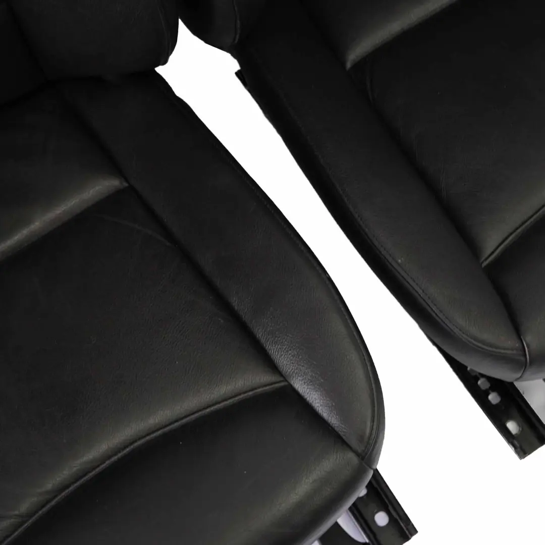 Leather Interior Seats Seat with Door Cards to BMW Saloon Black with Part number E90 BMW Saloon Black Leather Interior Seats Seat with Door Cards - SKU E90 Black Leather Seats - Part number E90