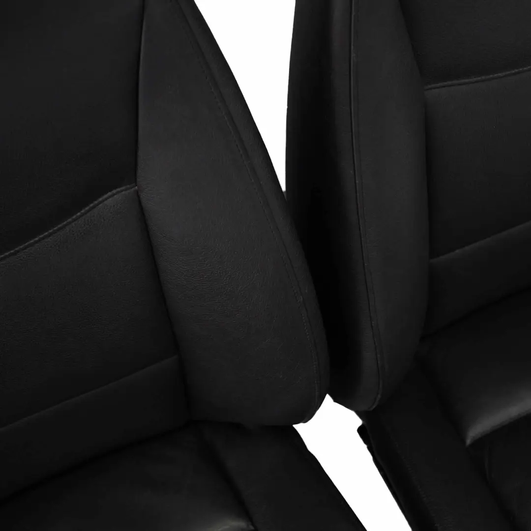 BMW Limousine Schwarz Leder Innensitze Sitze Sitz OHNE Türverkleidung - SKU E90 Black Leather Seats - Teilenummer E90
