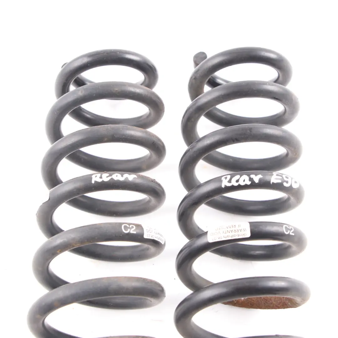 BMW 3 er hinten links rechts Schraubenfedersatz - SKU E90 C2 Rear Coil Spring Set - Teilenummer E90 C2