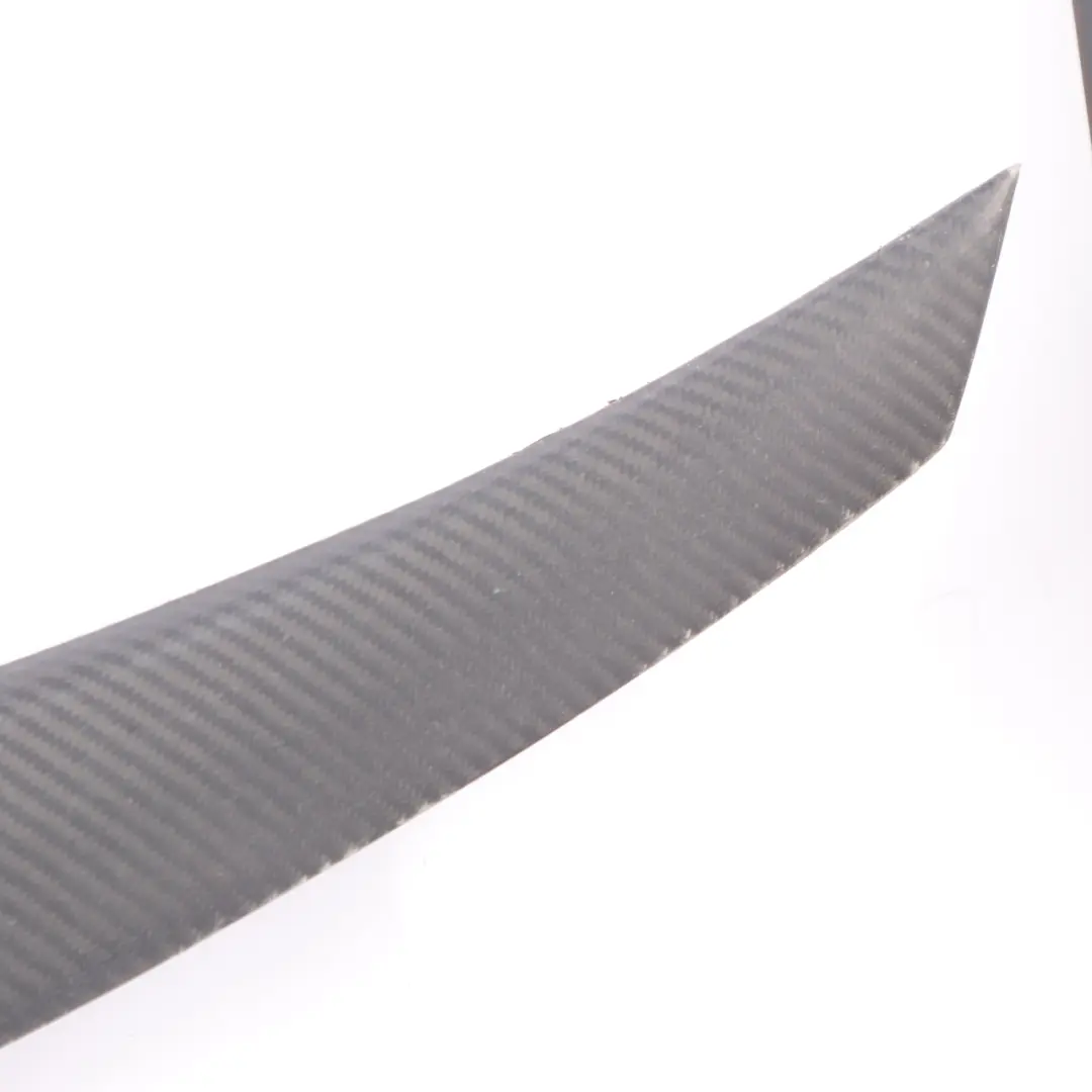 Boot Lid Tailgate Saloon Rear Trunk Lid Spoiler Black Carbon to BMW E90 with Part number E90 Spoiler BMW E90 Boot Lid Tailgate Saloon Rear Trunk Lid Spoiler Black Carbon - SKU E90 Carbon Spoiler - Part number E90 Spoiler